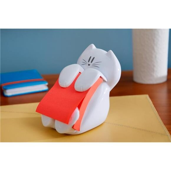 Cat Post It Note Dispenser Desk Organizer Holder for 3x3 Sticky Notes Office - Picture 2 of 5